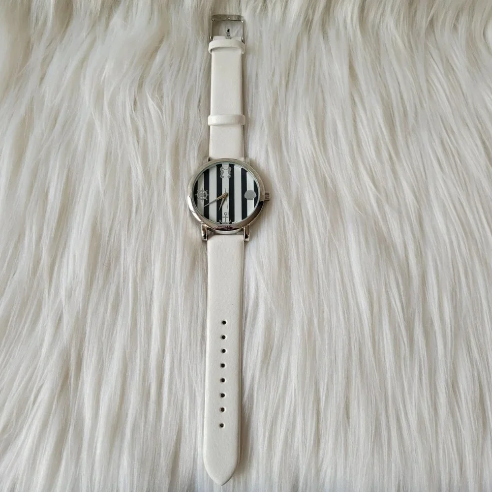 White Nautical Themed Fashion Watch